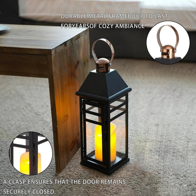 Decorative Vintage Candle Lanterns 15.5