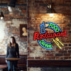 Restaurant Metal Neon Wall Art- LN0043 - 15" / 39 cm