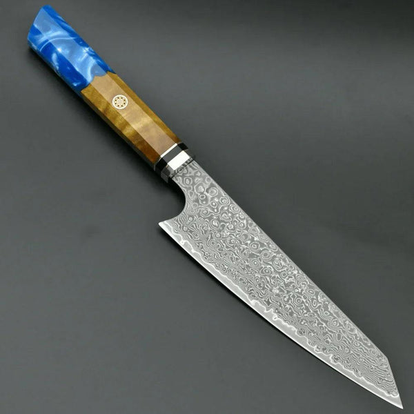 Nirvana VG10 Damascus Chef's Knife with Exotic Olive Wood Handle - Gifts for You 'n Me