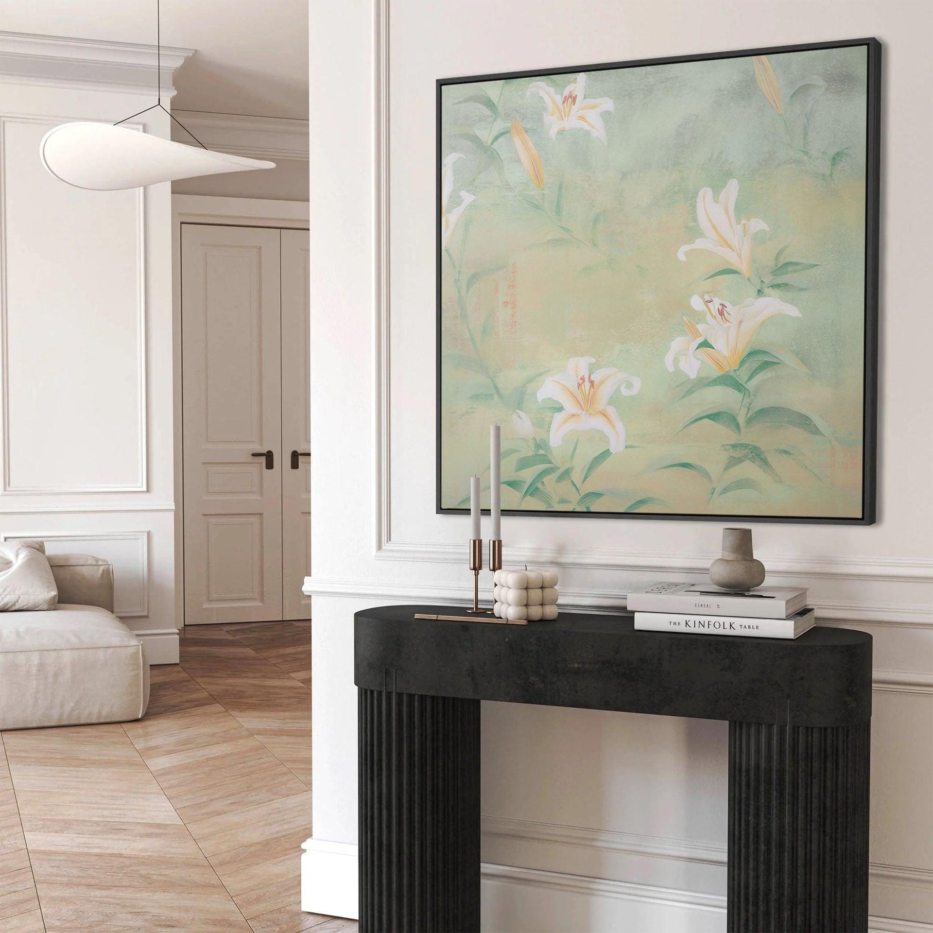 Serene Lily Botanical Print