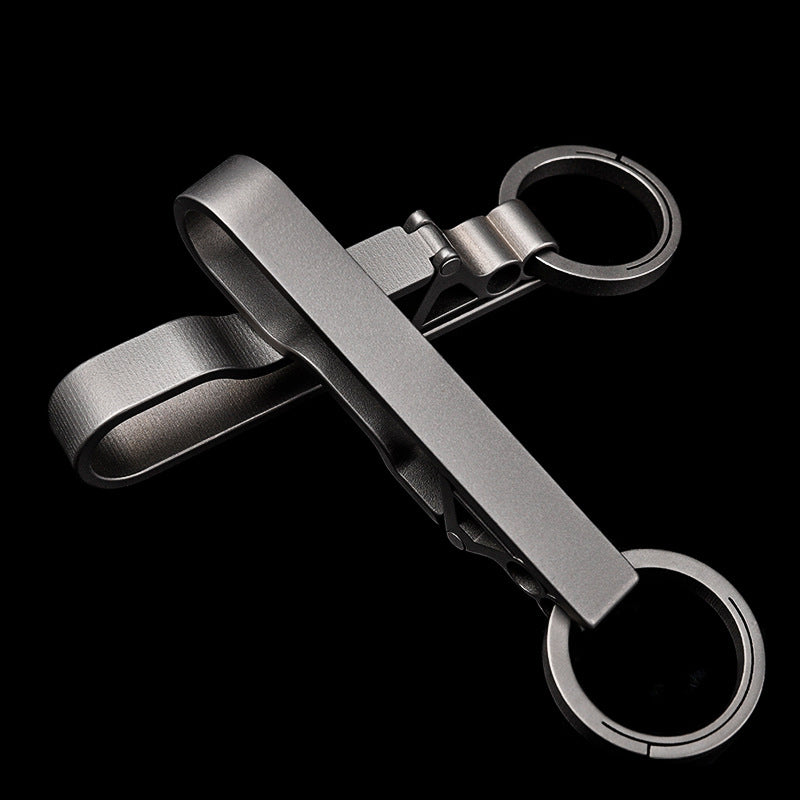 Men's Titanium Alloy Keychain - Lightweight & Strong Key Ring Wautton Outdoor Gear