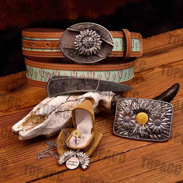 Girl's Cactus Sunflower Set - Gifts for You 'n Me