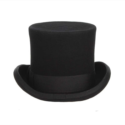 Classic Gentleman Cap Black Hats For Adults Magician Party Hat Stage Performance Hat Retro Fashion Party Hat Formal Tuxedo Unisex Hat With Red Band Fancy Dress Accessory