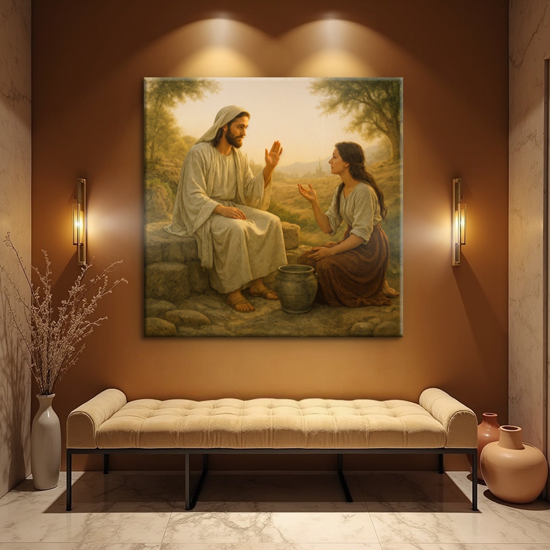 Samaritan at the Well Faith Wall Art II