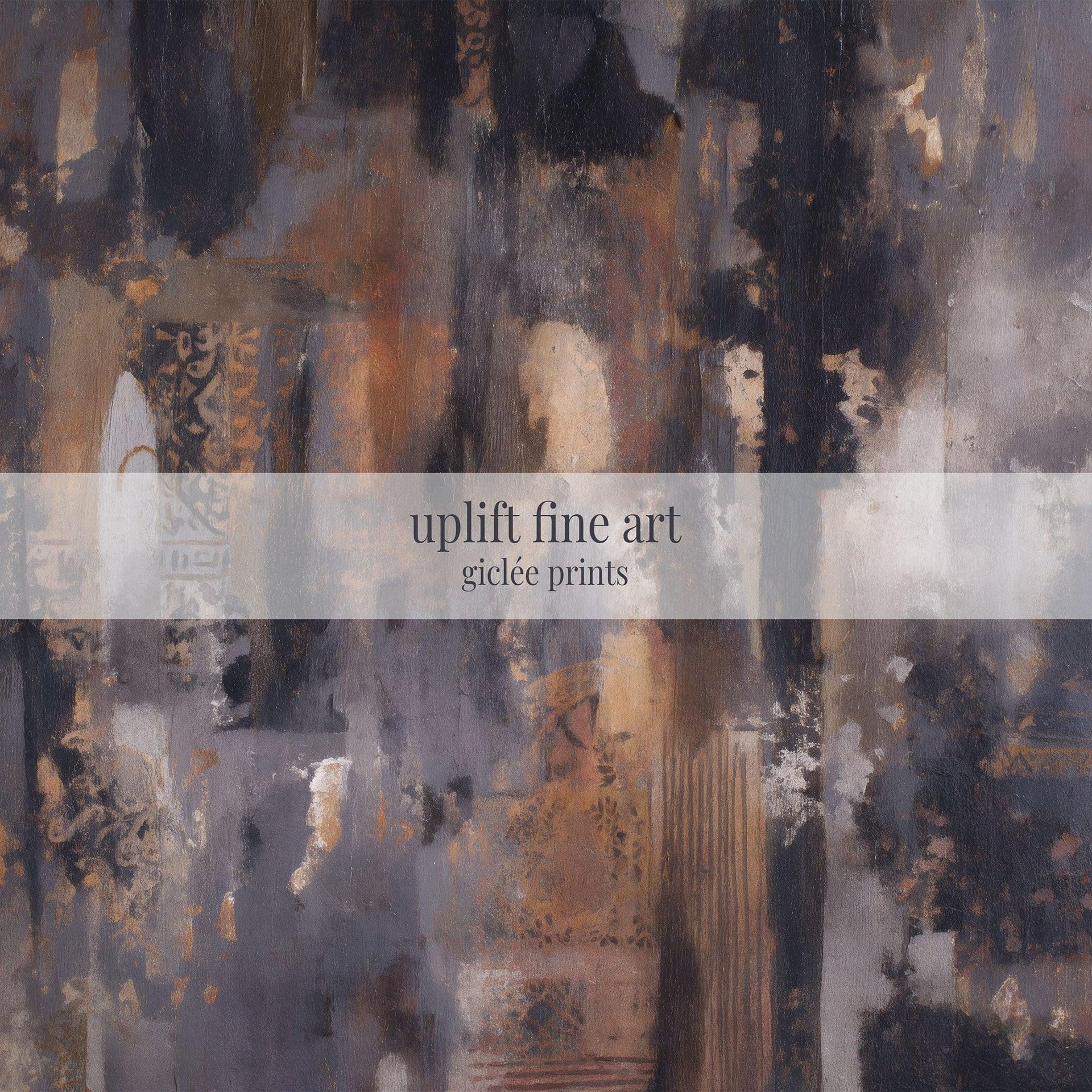 Earthy Abstract Canvas Wall Art
