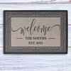 Personalized Family Name Doormat - 24x16 inch - 60x40 cm