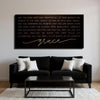 Unending Grace Faith Sign IV - 20x10 inch Medium Premium Gallery Wrapped
