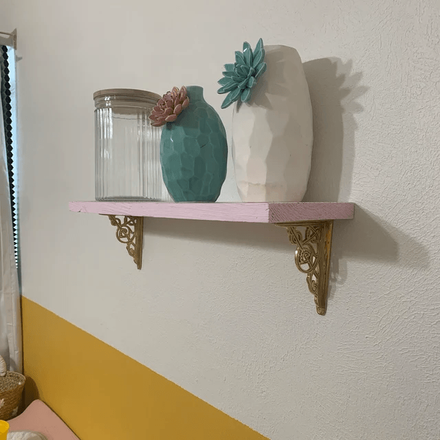 Georgian Shelf Bracket - Unlacquered Brass Polished