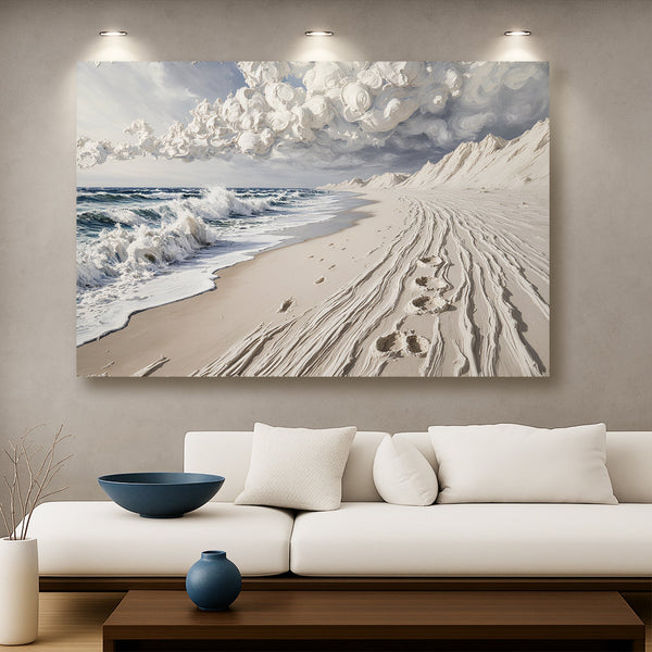 Footprints in the Sand Wall Art Tailored Canvases