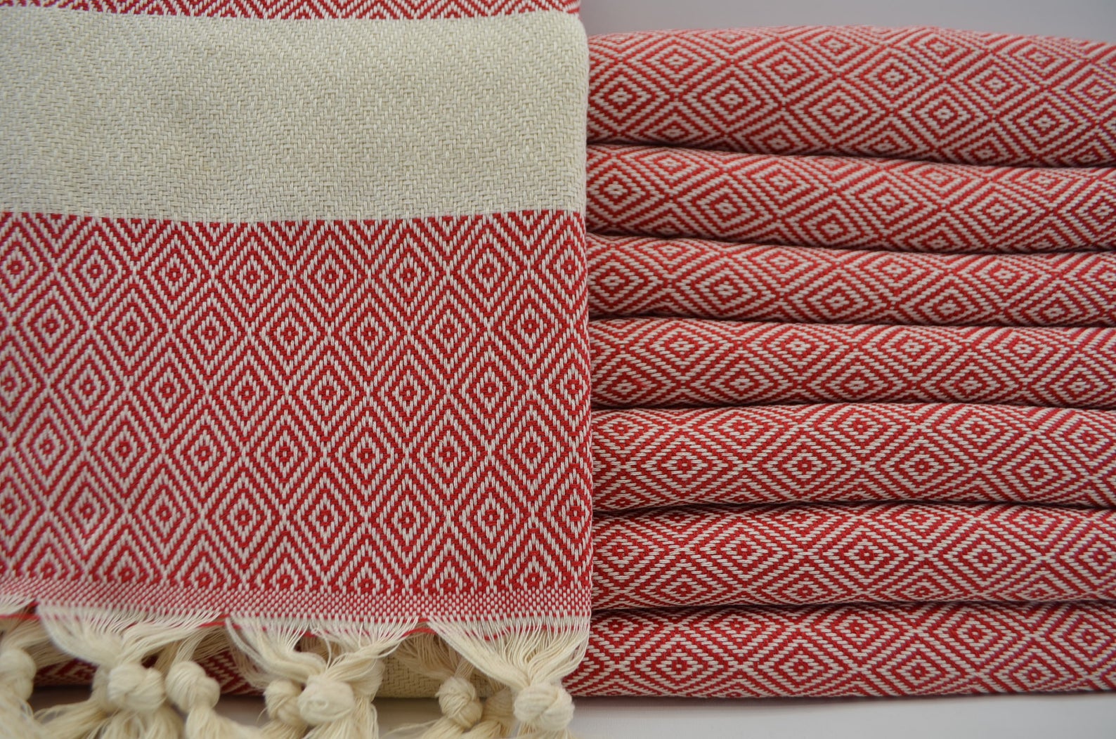 Venice Red Turkish Towel