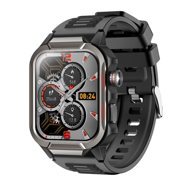 Rugged Smartwatch for Men 3ATM Waterproof Smartwatch 1.96 inch screen for Android and iOS Phones Fitness Tracker Watch with 100+ Sports Modes Wautton Outdoor Gear