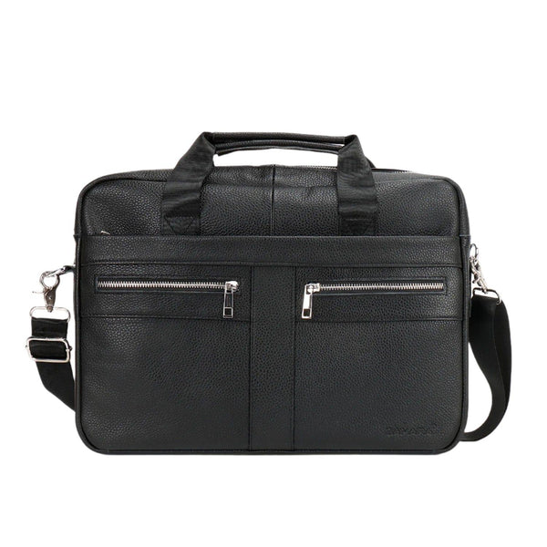 Genuine Leather Business Bag Briefcase - Laptops up to 16-inch