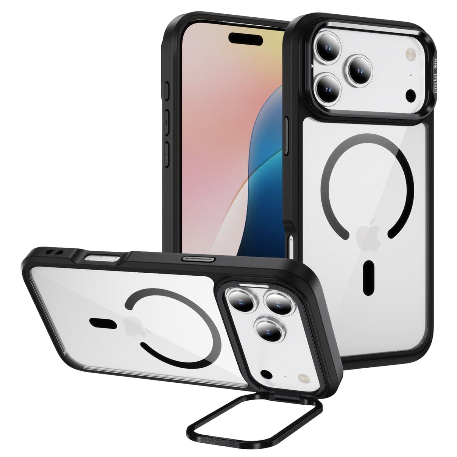 iPhone 17 Pro Clear Back Case - Durable, Kickstand, MagSafe | Raider ArmorPro Series