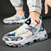 Men's Fashion Camouflage Sports Casual Shoes Couple Outdoor Mesh Breathable Non-slip Lightweight Soft Men's Breathable Lightweight Sneakers Jogging Workout Gym Walking Shoes For Men