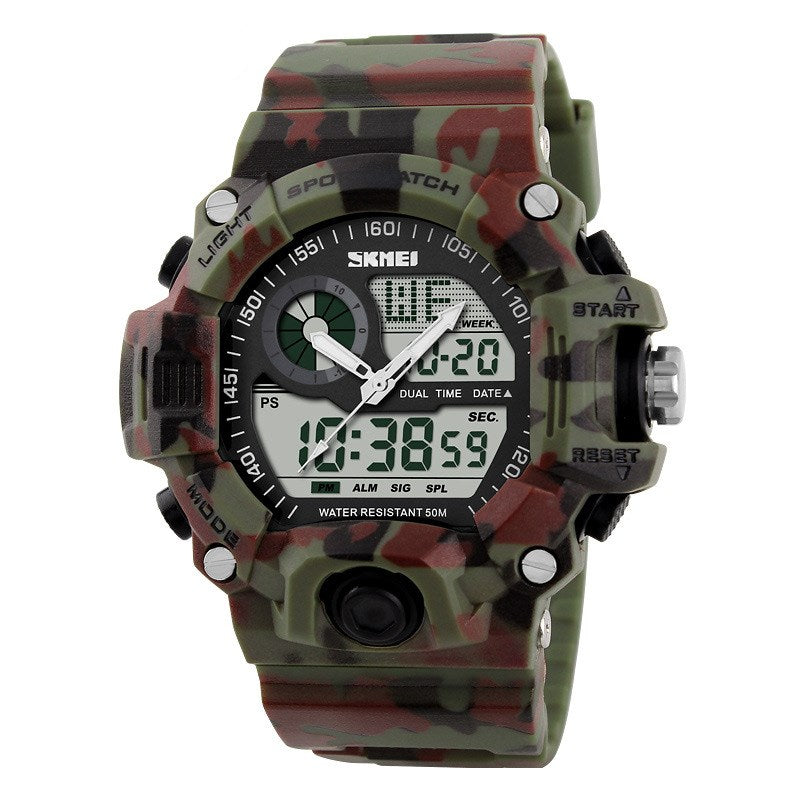 Sport Famous Watch for Men Military Army Watch With Led Digital Display Analog Shock and Alarm clock and Night Mode