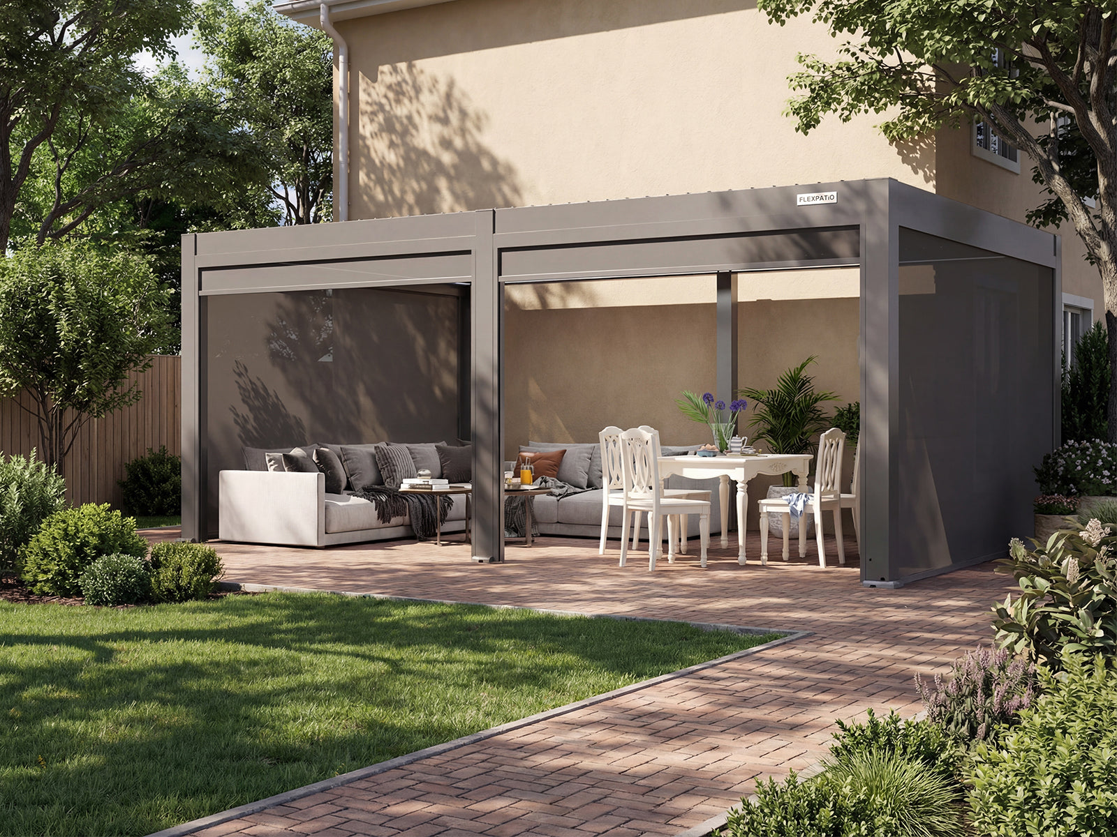 Motorized Roller Shades FlexPatio