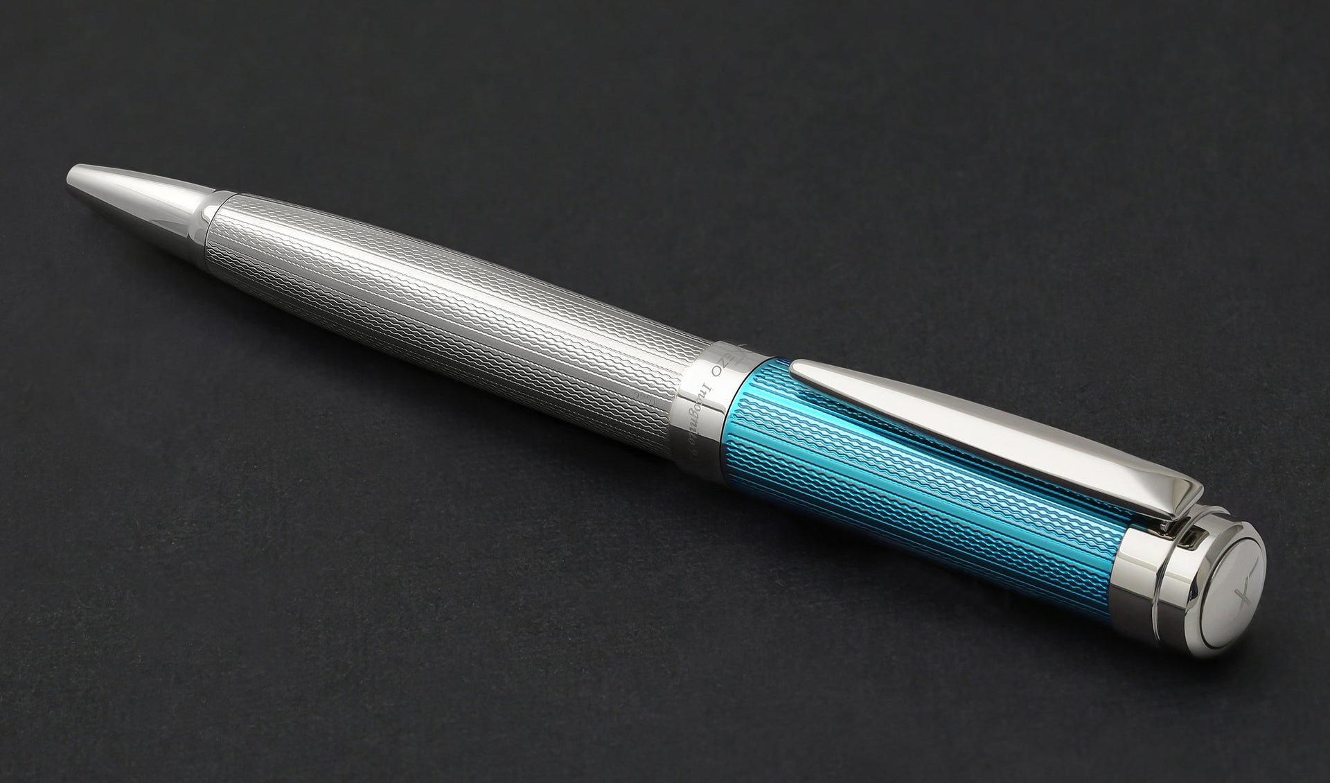 Incognito 925 Sterling Silver Ballpoint Pen - Azure Blue