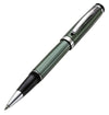 Incognito Diamond-Cut Lacquered Brass Rollerball Pen - Zinc Green