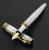 Maestro® 925 Sterling Silver Fountain Pen (Medium Nib) - White Mother of Pearl Cap