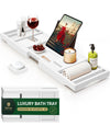 Bathtub Caddy Tray, White
