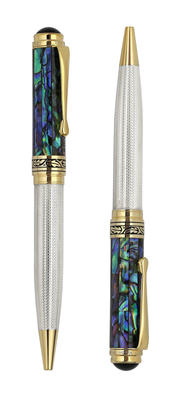 Maestro® 925 Sterling Silver Ballpoint Pen - Paua Abalone Cap - Gifts for You 'n Me