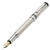 Tribune 925 Sterling Silver Guilloche Engraved Fountain Pen (Medium Nib)