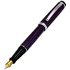 Incognito Diamond-Cut Lacquered Brass Fountain Pen (Fine Nib) - Purple