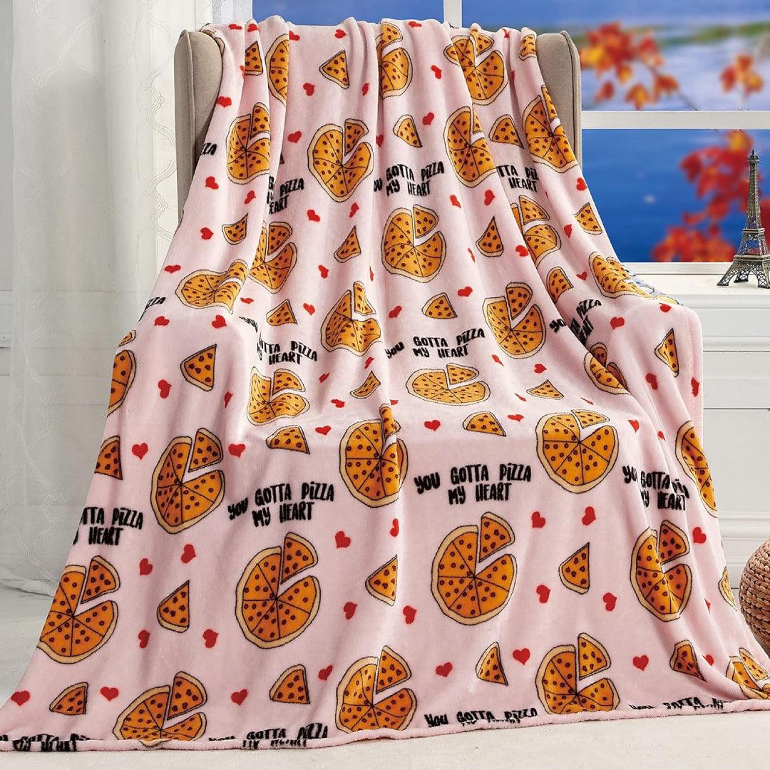 Valentine's Day Heart-Themed Throw Blanket – Ultra Plush, Soft, Cozy, and Luxurious Fleece, 50