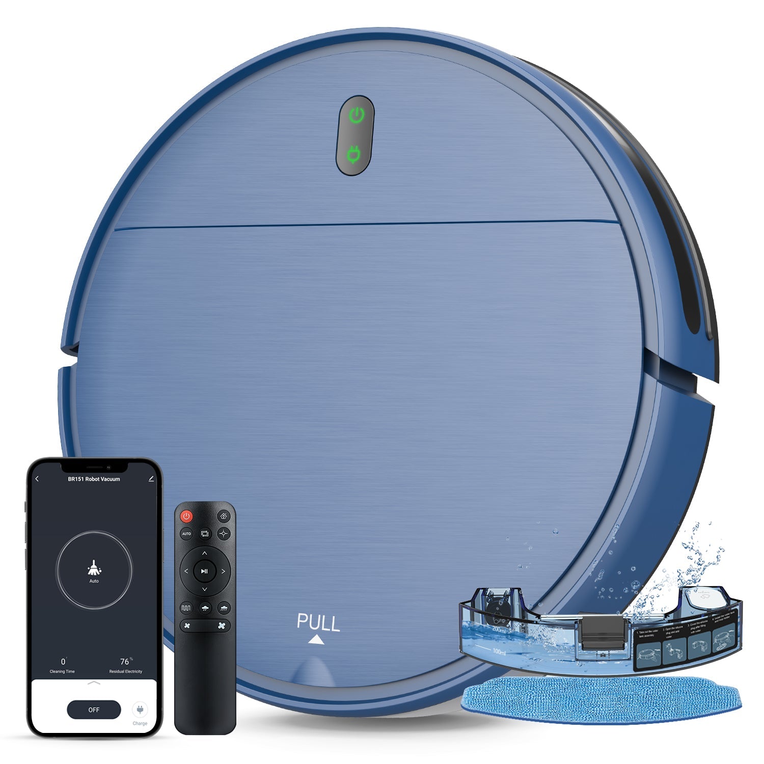 Smart 3-in-1 Robot Vacuum Cleaner (BR151)
