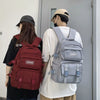 Campus Large Capacity Fashion Men's Backpack Ins New Trendy Small Canvas Mini Backpack For Women And Girls Anti-theft Shoulder Bag And School Bag For Teenager Girls