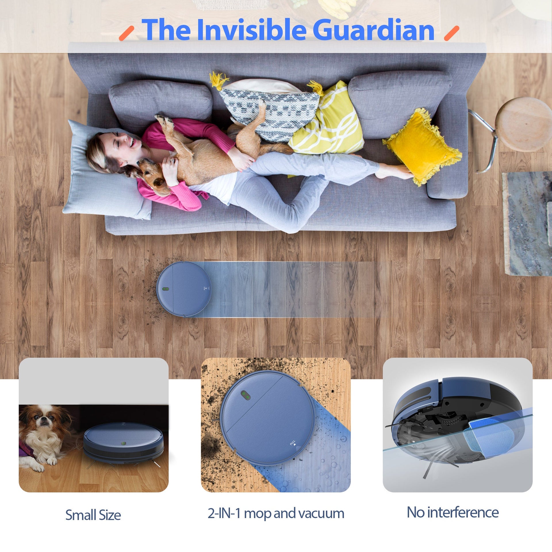 Smart 3-in-1 Robot Vacuum Cleaner (BR151)