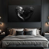 Eternal Love Figure Abstract Wall Art III - 20x10 inch Medium Premium Gallery Wrapped