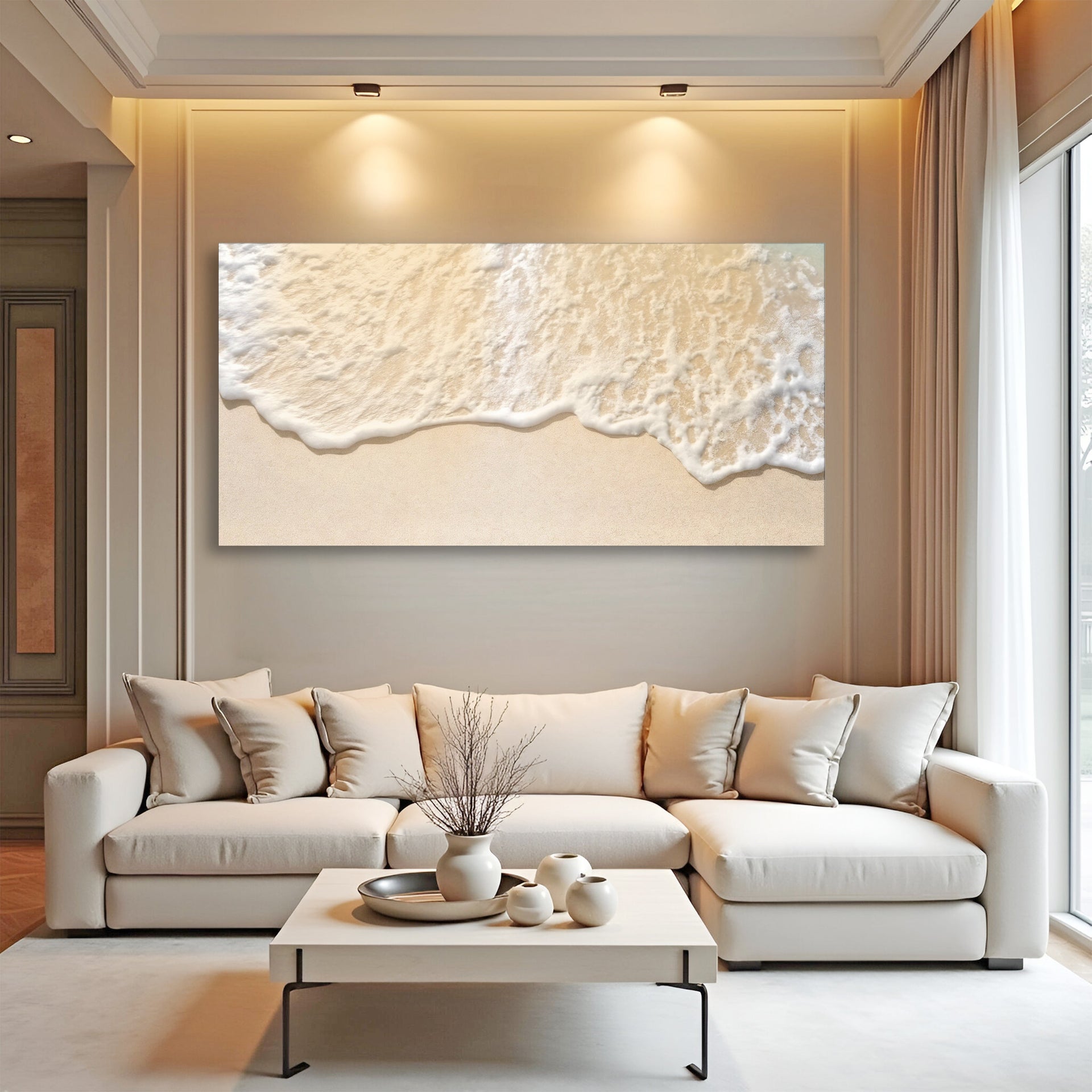 Sandy Waves Wall Art II
