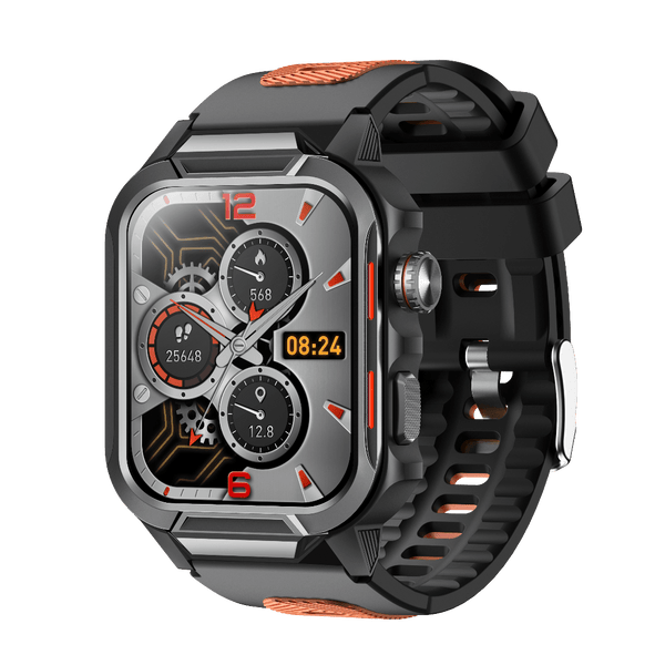 Rugged Smartwatch for Men 3ATM Waterproof Smartwatch 1.96 inch screen for Android and iOS Phones Fitness Tracker Watch with 100+ Sports Modes Wautton Outdoor Gear