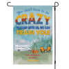 Personalized Camping Garden Flag - 12"x18"