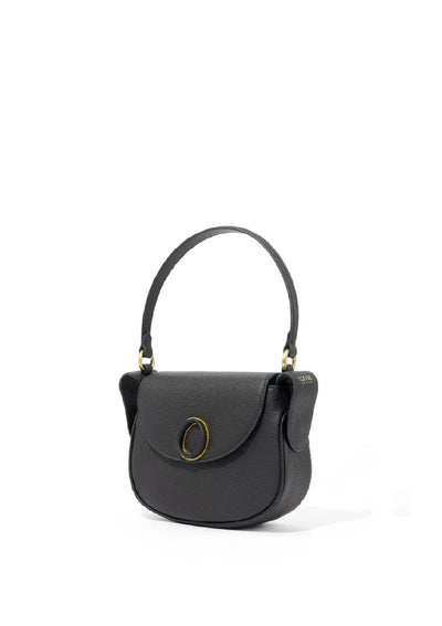 Minako Leather Bag, Black