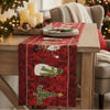 Tache Here Comes Santa Claus Vintage Holiday Woven Tapestry Table Runners (8577TR)