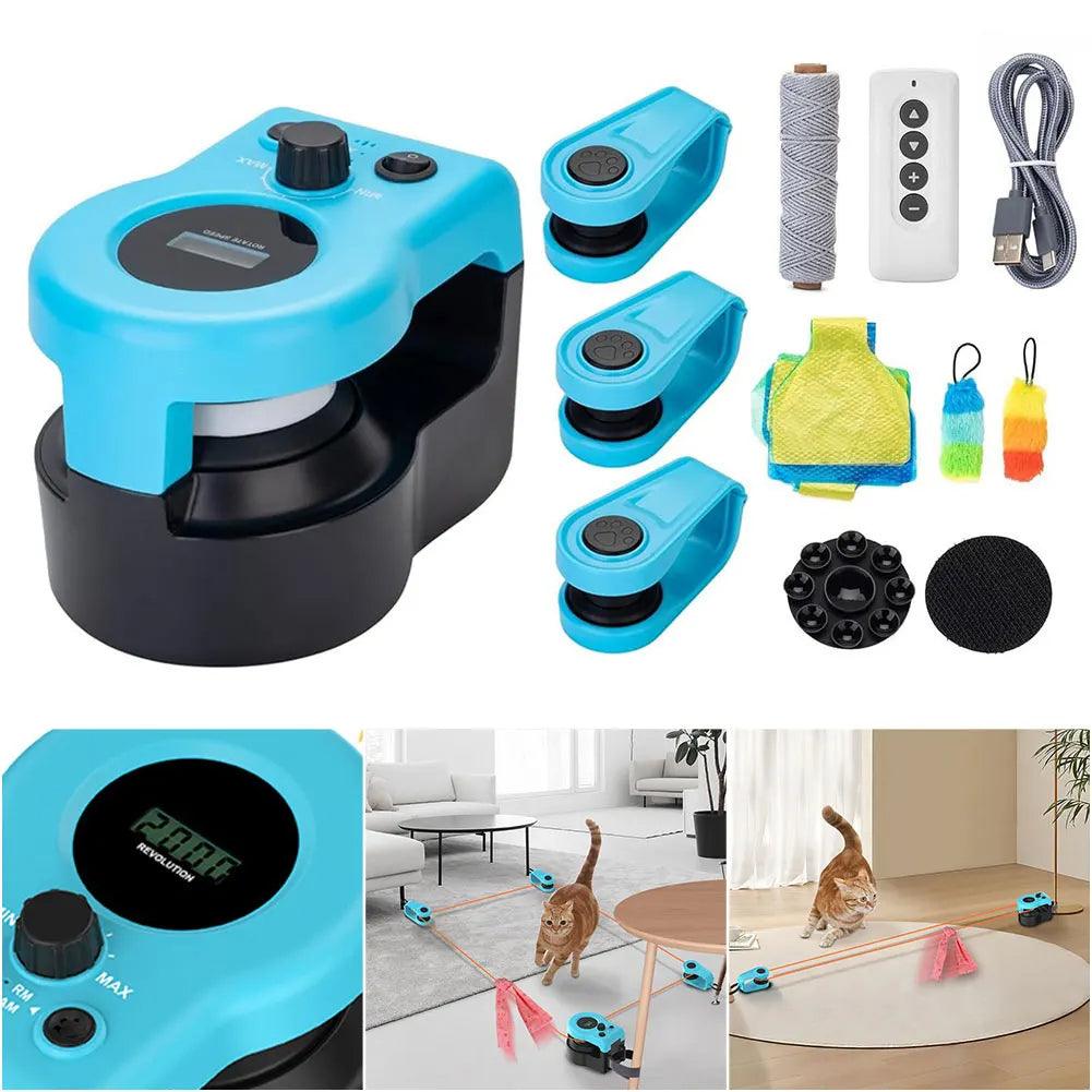 Interactive Cat Toy Chase Run Treadmill