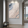 Minimalist Waves Wall Art III - 18x12 inch Medium Premium Gallery Wrapped