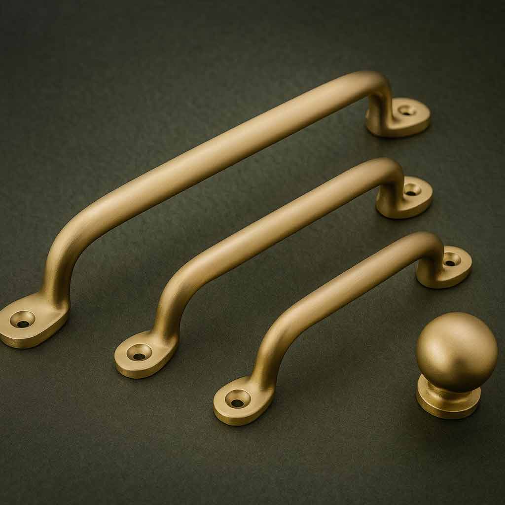 Serene Cabinet Pulls - Brass Brushed