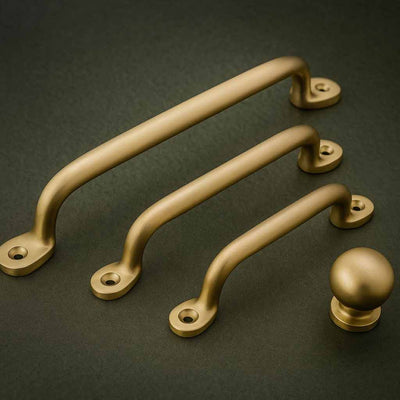 Serene Cabinet Pulls - Brass Brushed