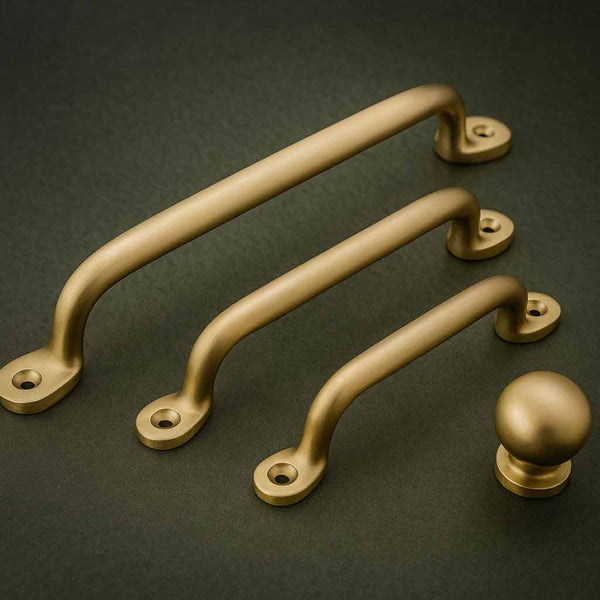 Serene Cabinet Pulls - Brass Brushed