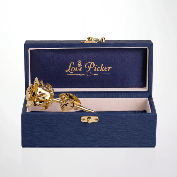 24K Gold Dipped Natural Rose 7