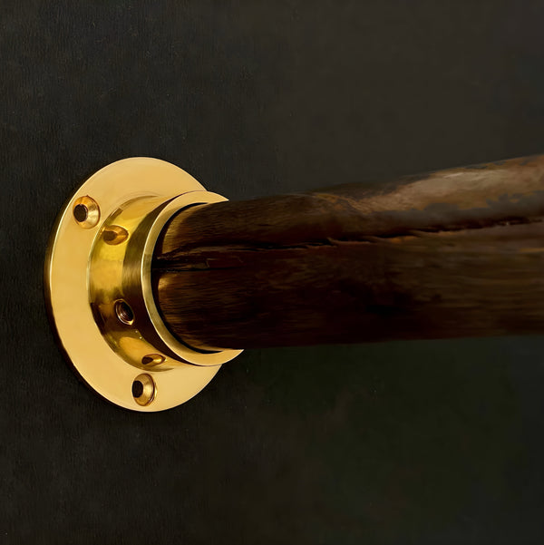 Closet Rod Closed Bracket for 1-1/4