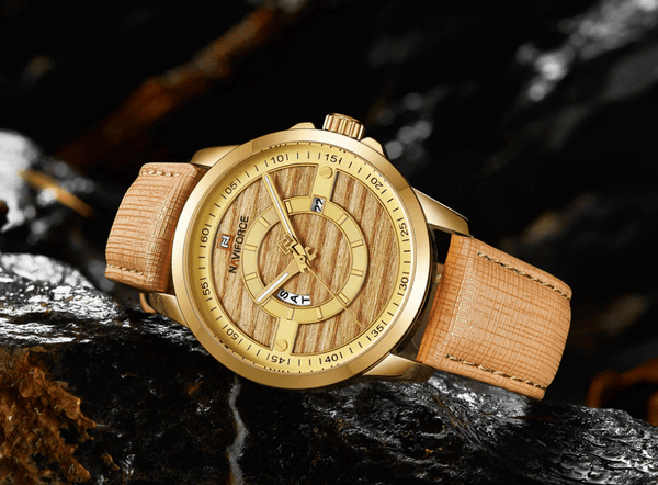 Men's Waterproof Business Style Watch With Unique  Backgrounds Luxury Design Perfect Gift For Him