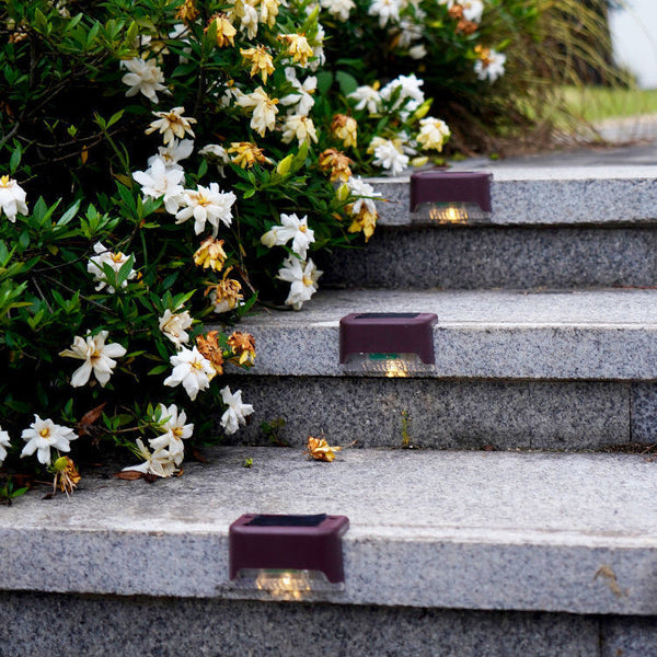 8-Pack Solar LED Deck & Step Lights