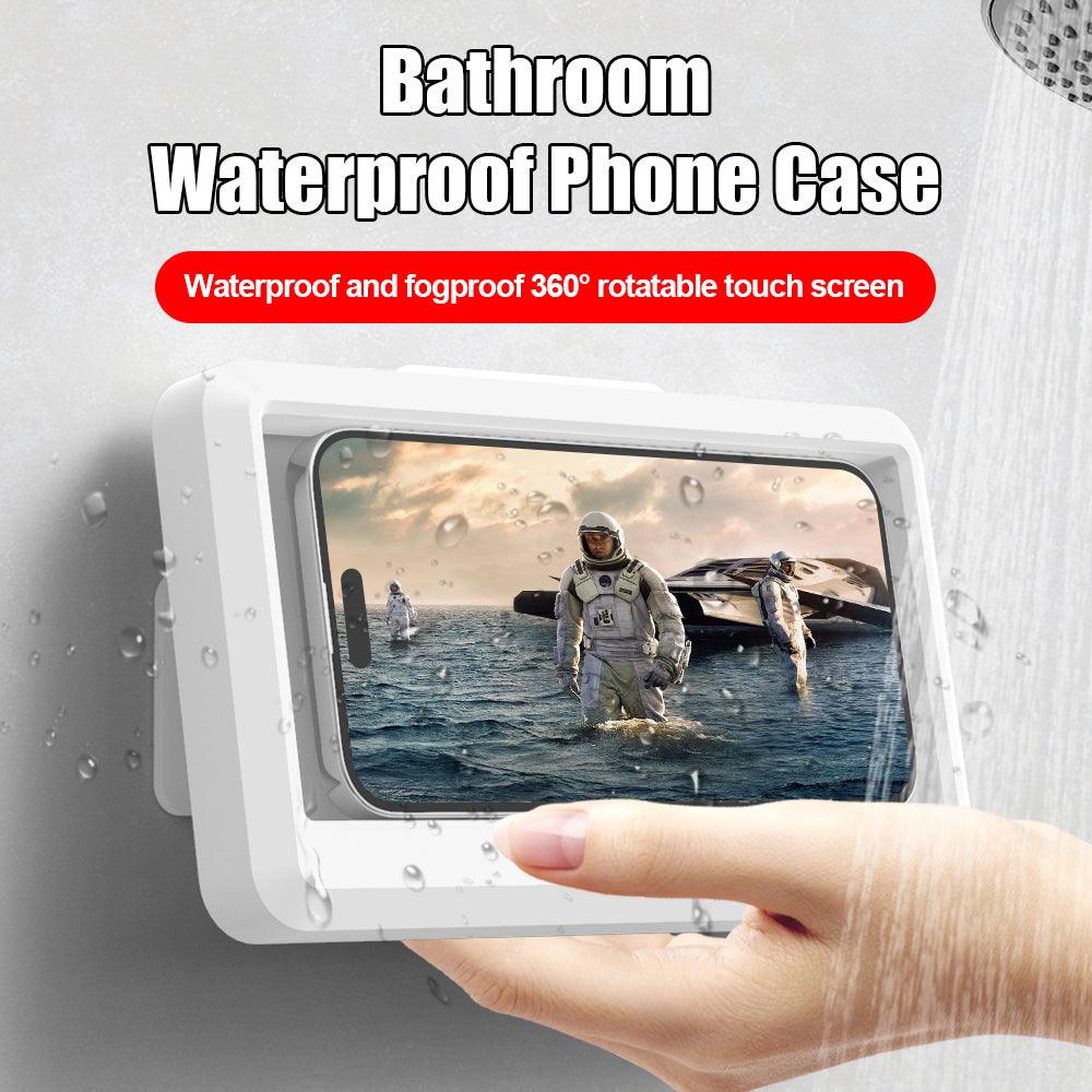 Waterproof Shower 360 Degree Rotating Phone Holder with Touch Screen Capability