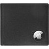 Black Genuine Leather Wallet Case - Apple AirTag
