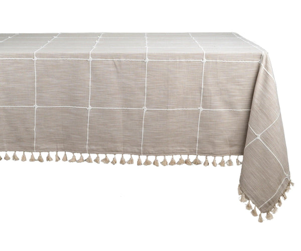 Tassel Tablecloth - Bohemian Tablecloth