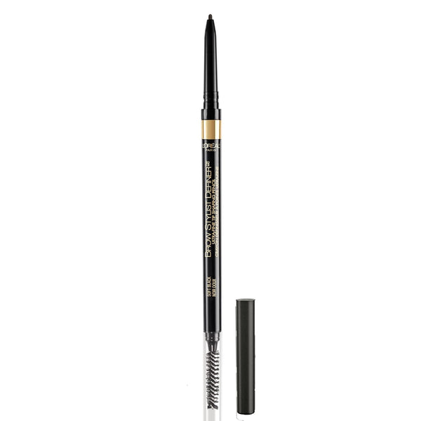 2-PACK L'Oreal Paris Makeup Brow Definer Waterproof Eyebrow Pencil, Ultra-Fine Mechanical Pencil, Draws Tiny Brow Hairs and Fills in Sparse Areas and Gaps, , 0.003 Ounce